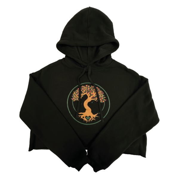 Women's Croptop Hoodie - Tree of Life