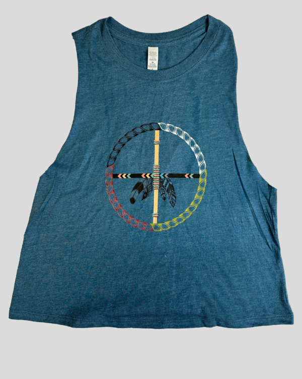 Short Sleeve Shirt with "The 4 Paths" Design