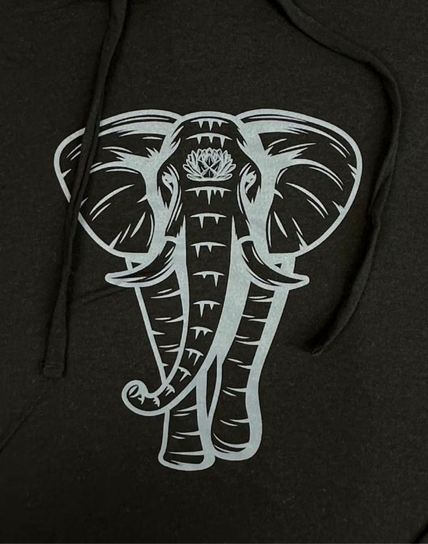 Crewneck Croptop with Elephant Design for Women - Image 3