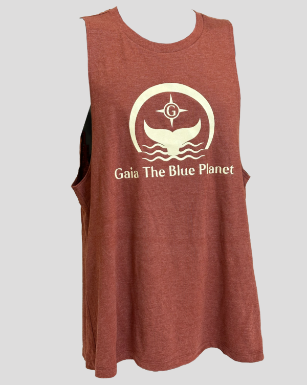Sleeveless Shirt with Gaia the Blue Planet Logo for Women - Image 2